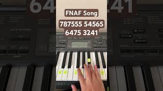 How To Play Freddy Fazbear/FNAF song | Easy Piano Tutorial #shorts