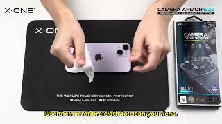 X.One Camera Armor Pro GIA Sapphire Lens Protector - Installation Video