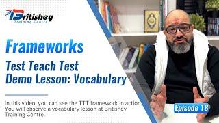 Test Teach Test / Demo Lesson: Vocabulary