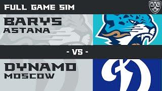 NHL 25 | KHL | BARYS Astana - DYNAMO Moscow | FULL GAME SIM | PS5