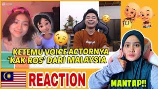 FIKI NAKI KETEMU VOICE ACTOR KAK ROS UPIN DAN IPIN DI OME TV? | MALAYSIANREACTION