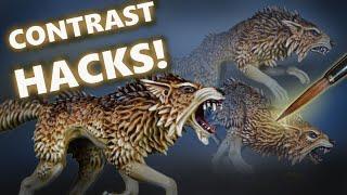 Contrast Hacks! Fenrisian Wolves for Warhammer 40,000 | How to Paint | Wolf Fur Tutorial