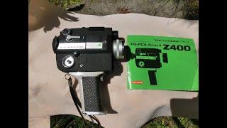 FUJICA Single-8 Z400 Main unit and Japanese Manual