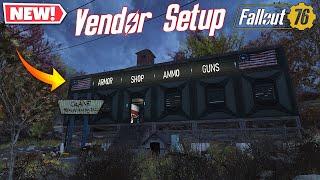 How To Setup Your Own Vendor (Tips & Tricks) | Fallout 76