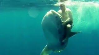 Riding a Mola Mola