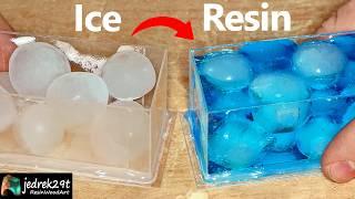 Ice Resin. Cast Ice in Epoxy Resin. Will it work?