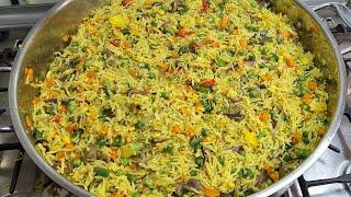 how to prepare Nigeria party fried rice | easy and delicious | 