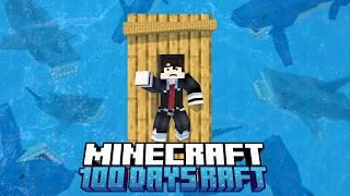 I Survived 100 Days on a RAFT in Minecraft