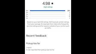 Uber rider destroys your 5 star rating with a 1 star . A RIDER REPORTED THEIR PICKUP WAS TOO FAR ?