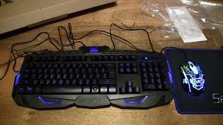 MFTEK Gaming Keyboard and Mouse Combo Set