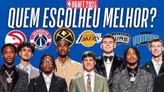 Quem fez o melhor Draft da NBA em 2024? Alana Ambrosio, Caio Teixeira, Jota Jogadas e Vavo escolhem