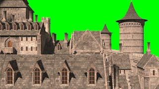 green screen castle 02 || green screen effects || green screen video || Chromakey