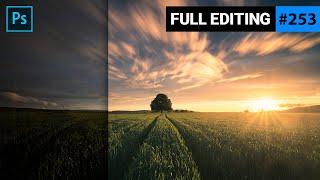 Adding Dramatic Sunset Colours in Adobe Photoshop | QE #253