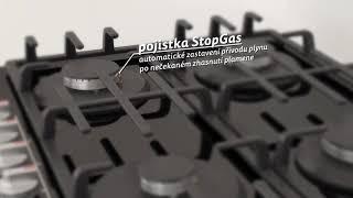 MORA - plynové varné desky - pojistka StopGas