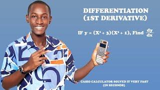 DERIVATIVES USING CALCULATOR: 4 mistakes every student should avoid | Casio fx-991 es calculator.