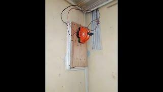 CHANGEOVER switch to inverter connection
