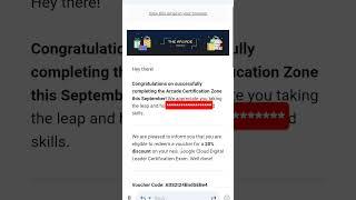20% Discount on Google Digital Cloud Certifications  #cloudcertification #googlecloudskillsboost