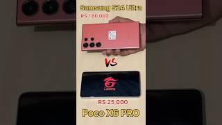 SAMSUNG S24 ULTRA  vs RS POCO X6 PRO - FREEFIRE TEST #freefire #samsungs24ultra #iphone15 #poco