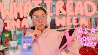 How much I read in a week *booktuber edition*  stepping out of my comfort zone, second chance etc