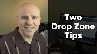 Two Drop Zone Tips in Motion