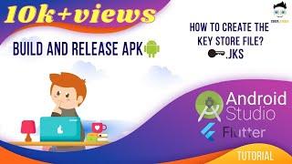 Build and Release apk in Flutter with keystore file | key.jks in Android studio.