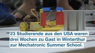 Mechatronic Summer School mit der University of Minnesota | ZHAW School of Engineering