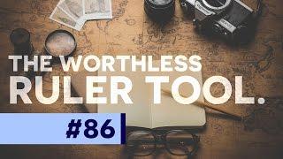 The WORTHLESS Ruler Tool - Photoshop CC