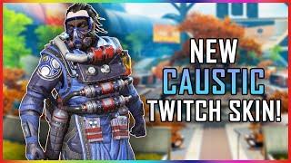 How to get NEW Caustic "Cold Blooded" skin on Apex Legends + 1st & 3rd person view! (Twitch Prime)