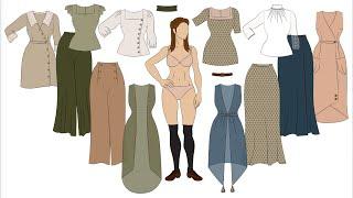 Creating a summery 1910's inspired Historybounding Capsule Wardrobe!