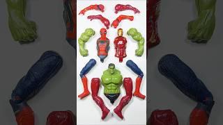 Merakit Mainan Avengers, Spiderman Vs Hulk Smash Vs Ironman. #avengers #shorts #vs