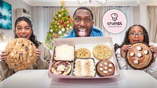 Trying HOLIDAY CRUMBL COOKIES With The Fam! *HONEST REVIEW*