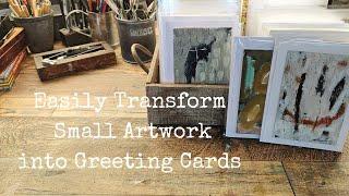 Mixed Media Art: How to Convert Your Art into a Greeting Card