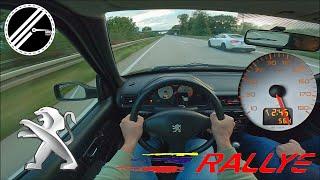 Peugeot 106 Rallye 1.6 | 109 PS | Top Speed Drive German Autobahn No Speed Limit POV