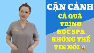 Cận cảnh đào tạo kĩ thuật viên chuyên nghiệp ngành spa