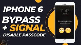 iphone 6 disable bypass with sim || iphone 6 disable passcode bypass with sim by unlock tool