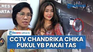 CCTV Detik-detik Chandrika Chika Aniaya Mahasiswi, Pukul Pakai Tas & Tendang Korban di SCBD