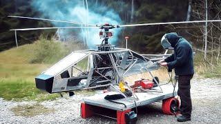 Mann baut echten fliegenden Hubschrauber von Grund auf |Von Anfang bis Ende von@ultralighthelicopter