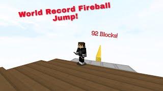 Fireball Jump 360 World Record (92 Blocks)