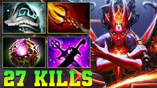 27 Kills QOP Dota 2 Mid Lane Beast - Best Queen Of Pain Dota 2 Pro Gameplay Guide Build 7.38