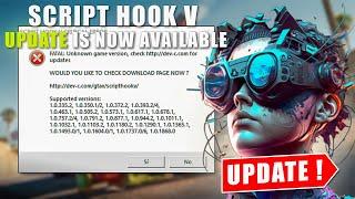 How To Fix GTA V Script Hook V Critical Error  | Script Hook V New Update | GTA 5 ERROR SOLVED