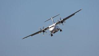 MADEIRA AIRPORT GO AROUND ATR 72-500 SwiftAir + Landing