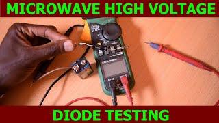 Testing microwave high voltage diode testing|microwave|ELECTRECA
