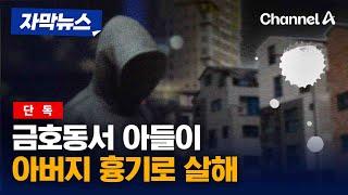 [자막뉴스] [단독] 금호동서 아들이 아버지 흉기로 살해 / 채널A