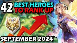 BEST HEROES IN MOBILE LEGENDS SEASON 33 SEPTEMBER 2024 || META HEROES FOR RANKING UP