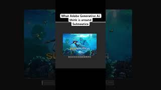 Photoshop Ai completes: Subnautica Cover Art [Generative Fill] #generativeai