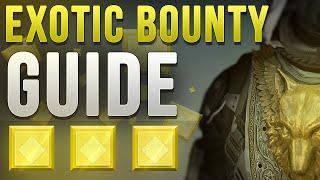 Destiny: Exotic Bounty Guide "A Dubious Task" INVECTIVE!