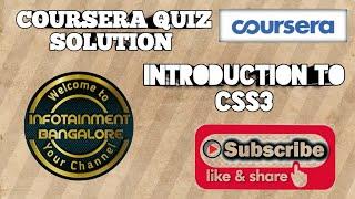 ALL QUIZ ANSWERS 2020 || COURSERA || NEW SOLUTIONS FOR INTRODUCTION TO CSS3