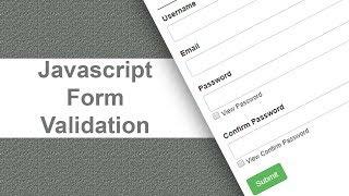 javascript form validation