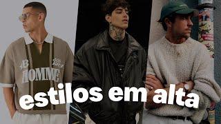 9 ESTILOS EM ALTA PARA 2024 | MODA MASCULINA 2024