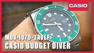 Unboxing The Casio Budget Diver MDV-107D-3AVEF